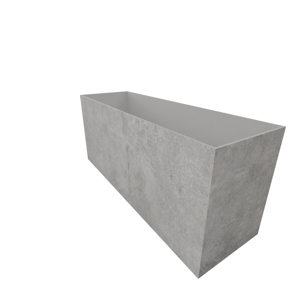 Donica Donica Pietra Bergen Bianco — na ger 45° — Pietra Bergen Bianco