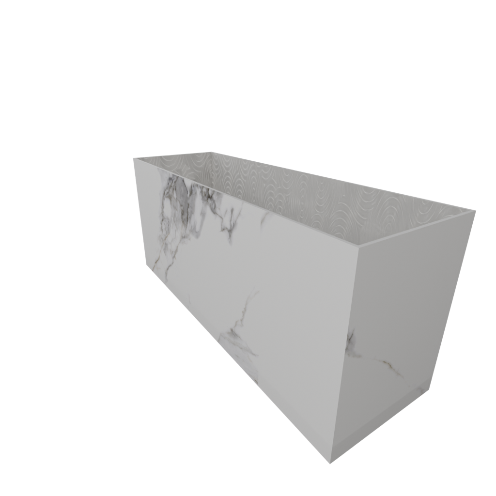 Donica Donica Calacatta Bianco — na ger 45° — Calacatta Bianco