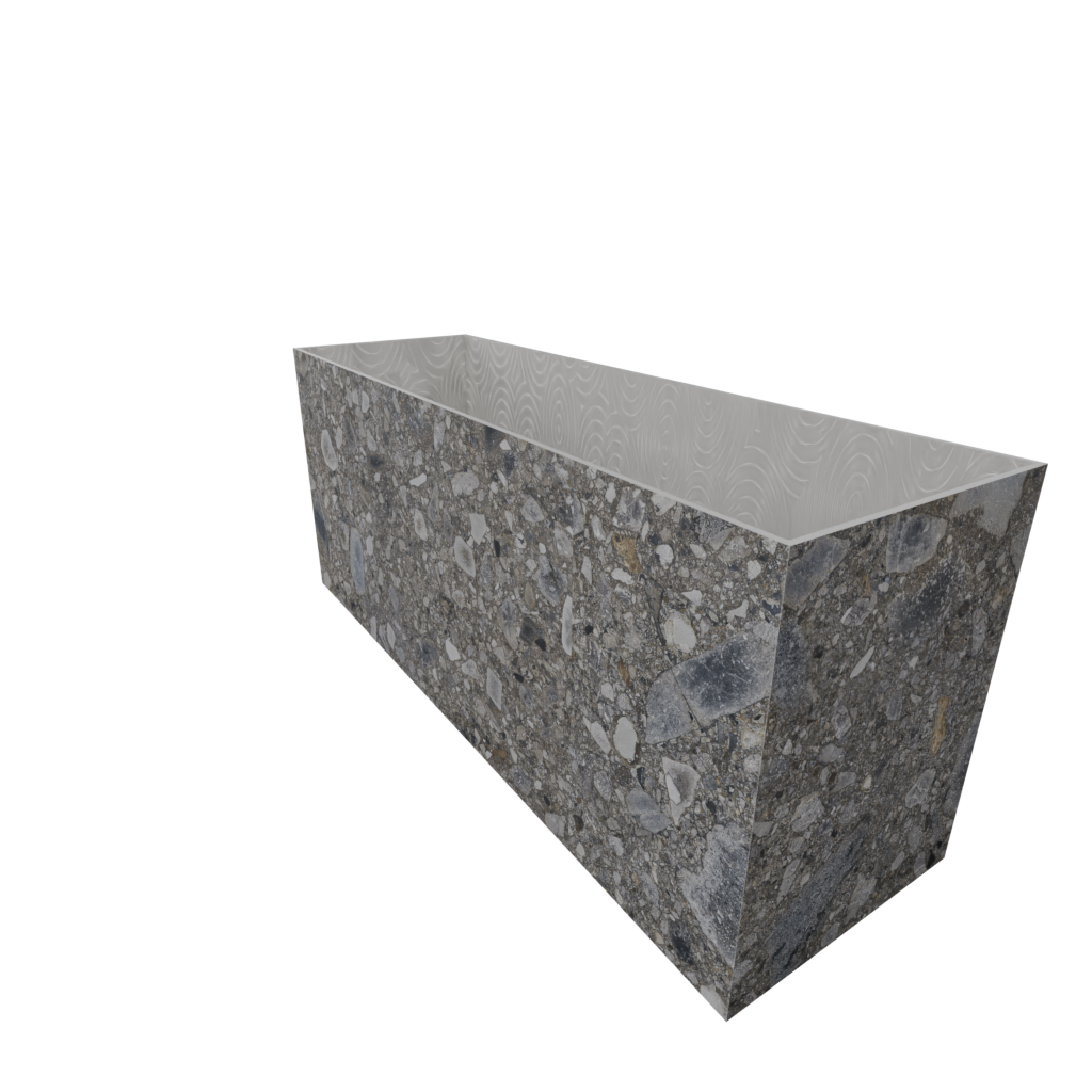 Donica Donica Ceppo Nuovo Grafite — na ger 45° — Ceppo Nuovo Grafite