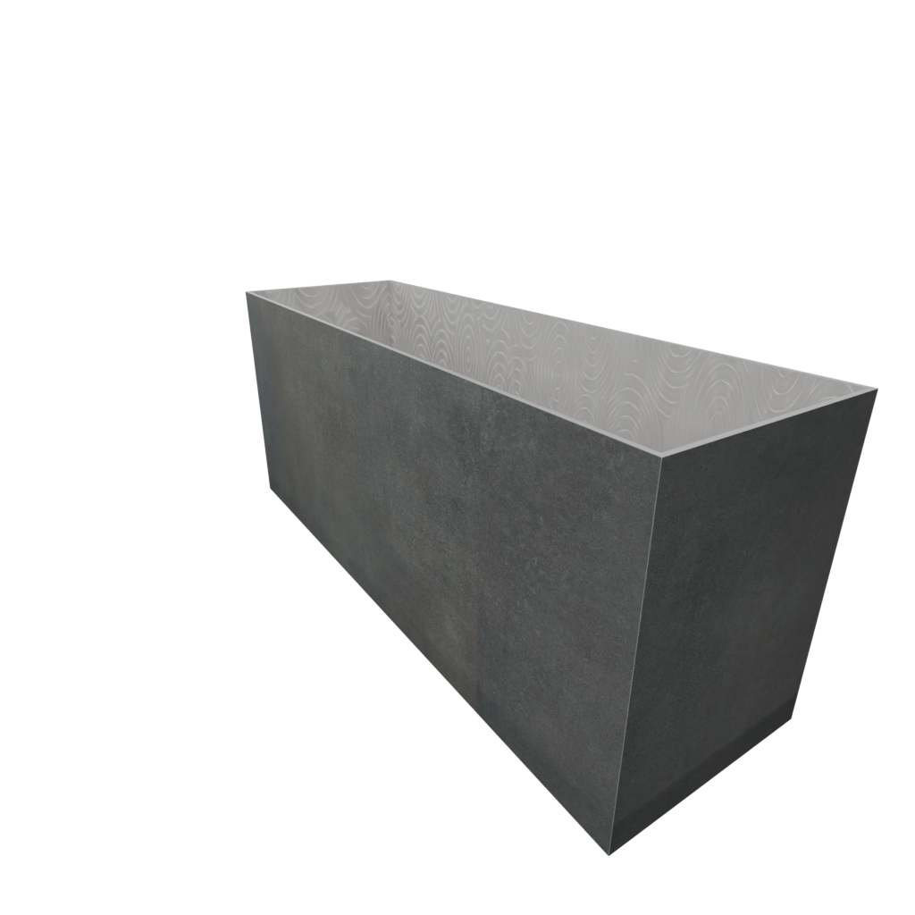 Donica Donica Cemento Antracite — na ger 45° — Cemento Antracite