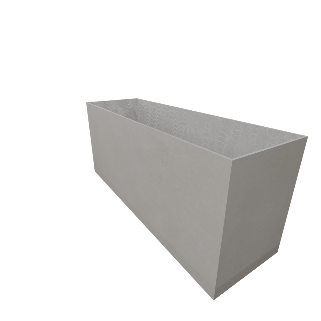 Donica Donica Cemento Grigio — na ger 45° — Cemento Grigio