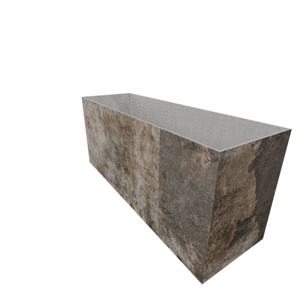 Donica Donica Infinito Time Ruggine — na ger 45° — Infinito Time Ruggine