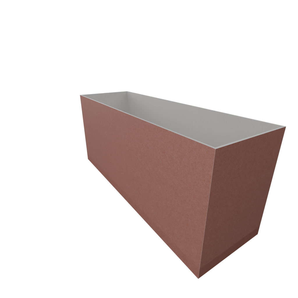 Donica Donica Monoluce Mx 09 Terracotta — na ger 45° — Monoluce Mx 09 Terracotta