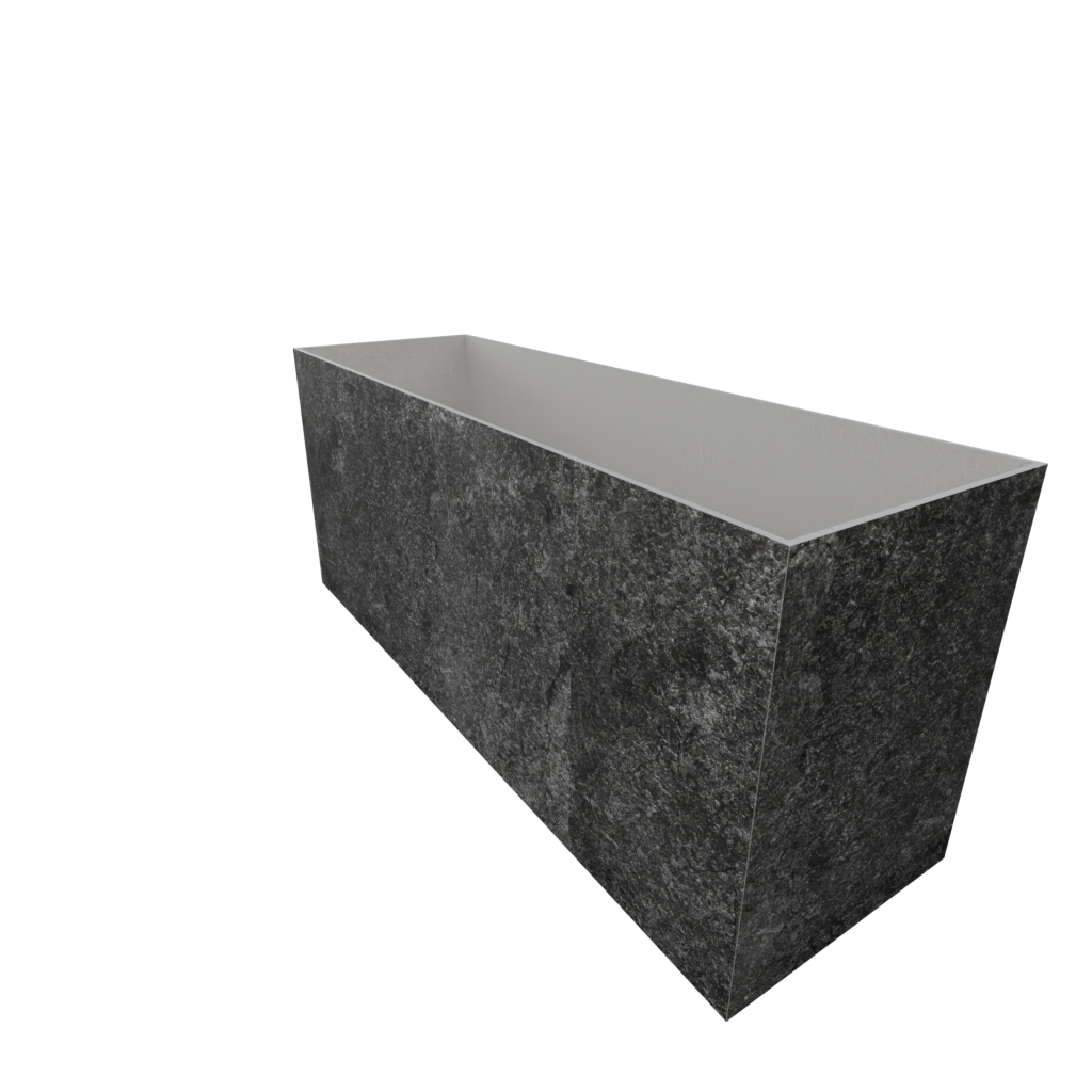 Donica Donica Pietra Range Acciaio — na ger 45° — Pietra Range Acciaio